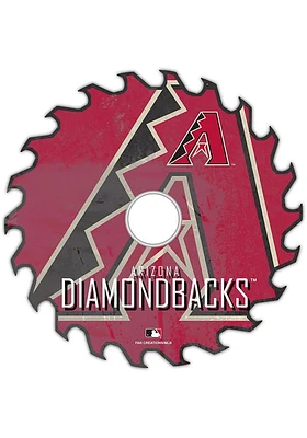 Arizona Diamondbacks Rust Circular Saw Sign