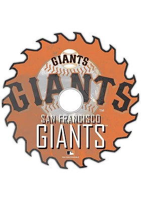 San Francisco Giants Rust Circular Saw Sign
