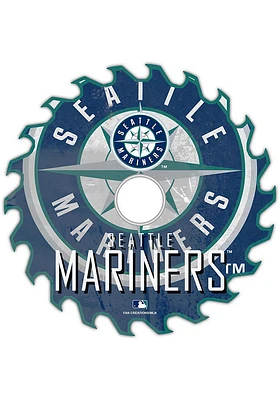 Seattle Mariners Rust Circular Saw Sign