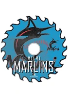 Miami Marlins Rust Circular Saw Sign
