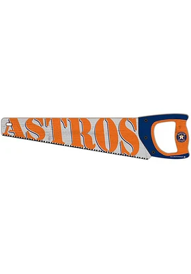 Houston Astros Wood Handsaw Sign