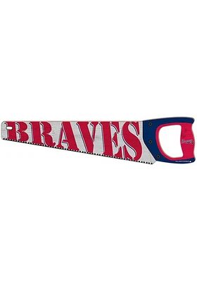 Atlanta Braves Wood Handsaw Sign