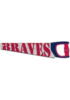 Atlanta Braves Wood Handsaw Sign