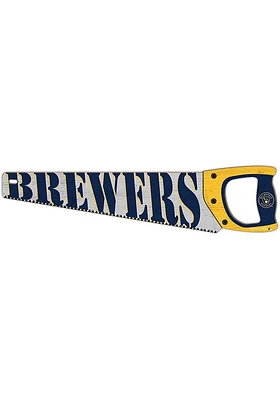 Milwaukee Brewers Wood Handsaw Sign