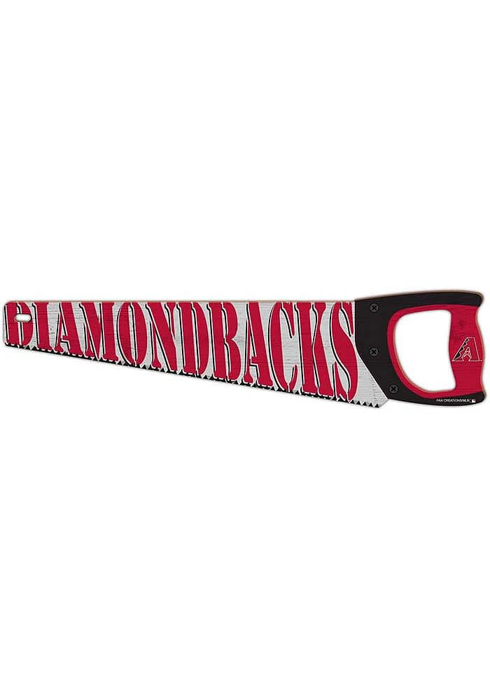 Arizona Diamondbacks Wood Handsaw Sign