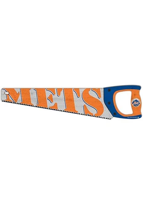 New York Mets Wood Handsaw Sign