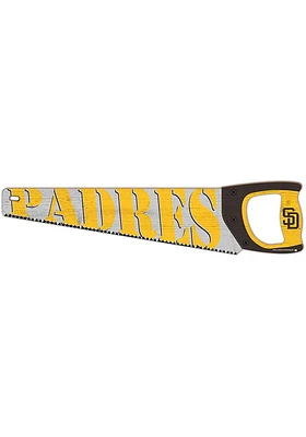 San Diego Padres Wood Handsaw Sign