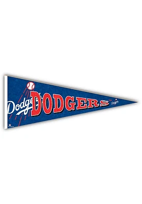 Los Angeles Dodgers Wood Pennant Sign