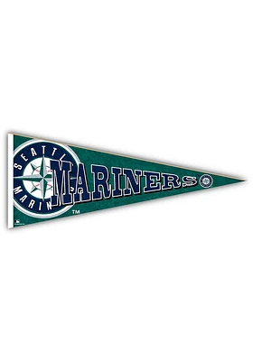 Seattle Mariners Wood Pennant Sign