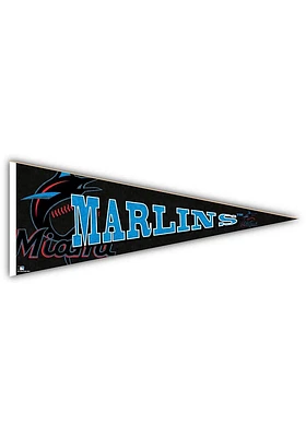 Miami Marlins Wood Pennant Sign