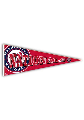 Washington Nationals Wood Pennant Sign