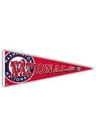 Washington Nationals Wood Pennant Sign