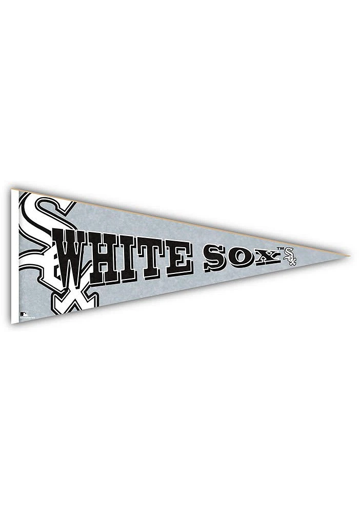 Chicago White Sox Wood Pennant Sign
