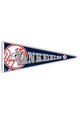 New York Yankees Wood Pennant Sign