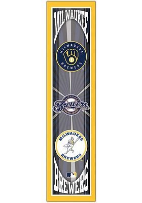 Milwaukee Brewers Throwback Sign