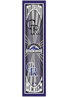 Colorado Rockies Throwback Sign