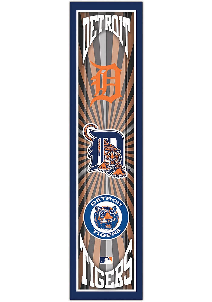 Detroit Tigers Throwback Sign