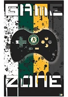 Oakland Athletics Grunge Game Zone Sign
