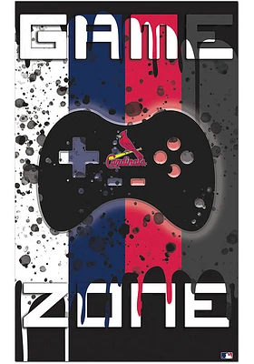 St Louis Cardinals Grunge Game Zone Sign
