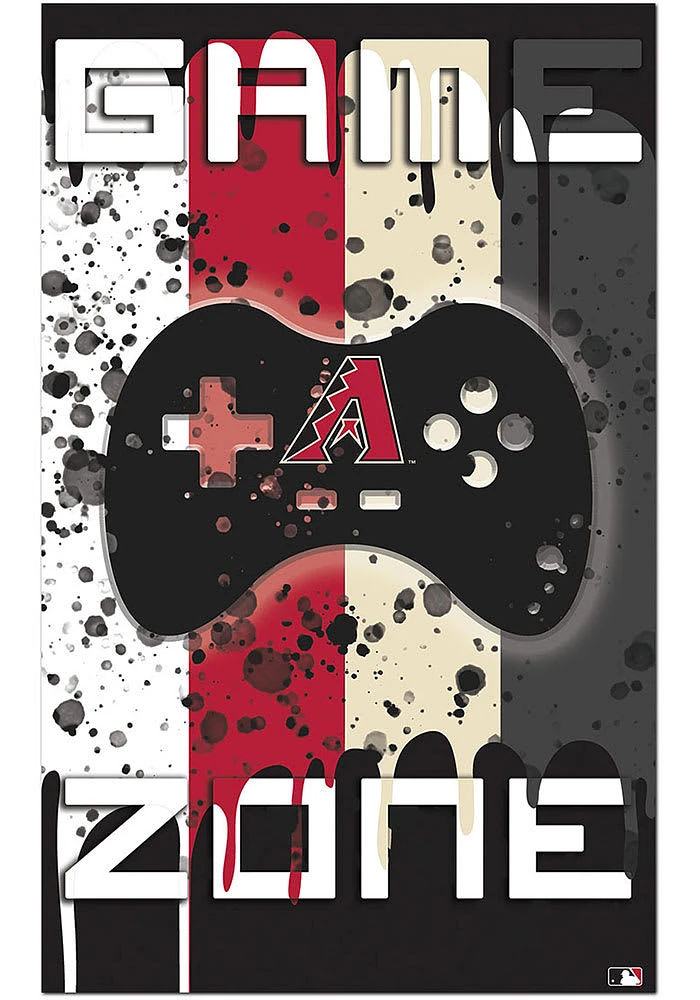 Arizona Diamondbacks Grunge Game Zone Sign