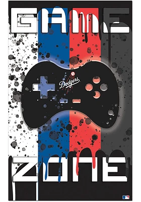 Los Angeles Dodgers Grunge Game Zone Sign