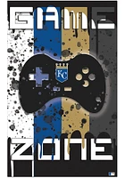 Kansas City Royals Grunge Game Zone Sign - Blue
