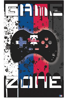 Philadelphia Phillies Grunge Game Zone Sign