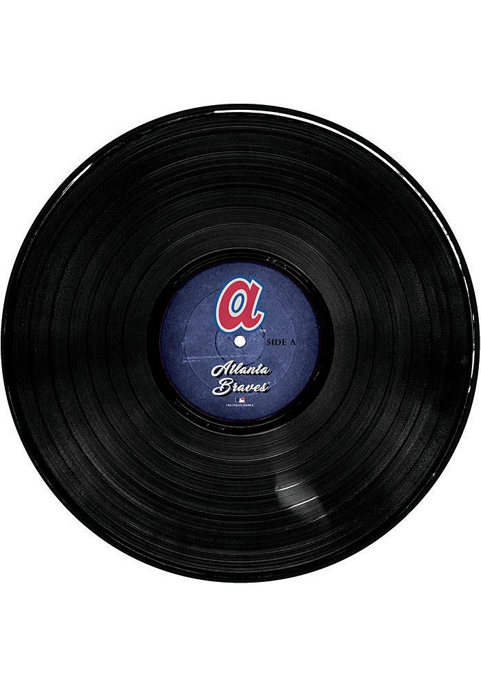 Atlanta Braves 12 Inch Vinyl Circle Sign