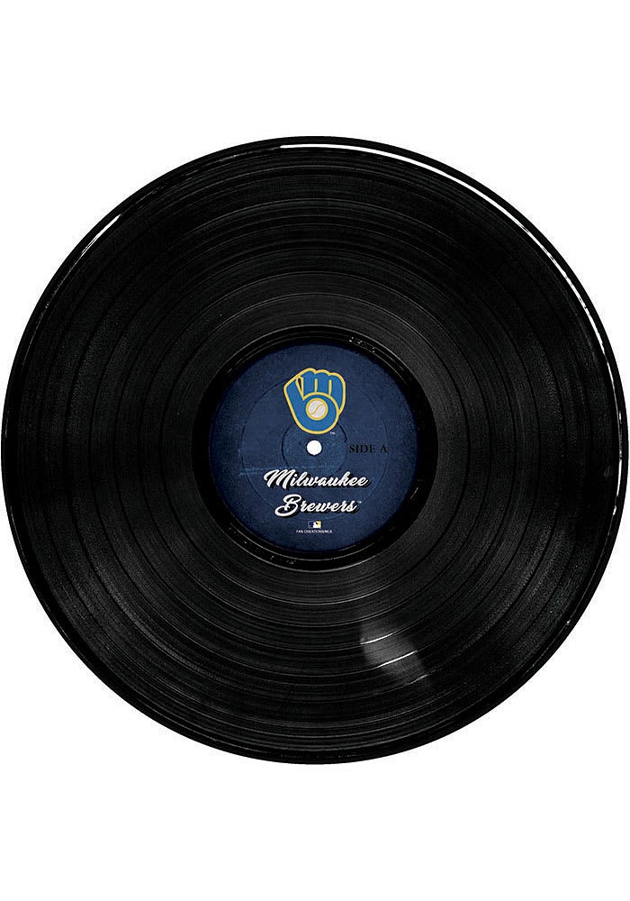 Milwaukee Brewers 12 Inch Vinyl Circle Sign