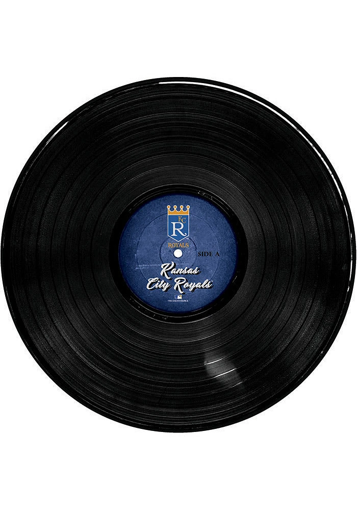 Kansas City Royals 12 Inch Vinyl Circle Sign - Blue