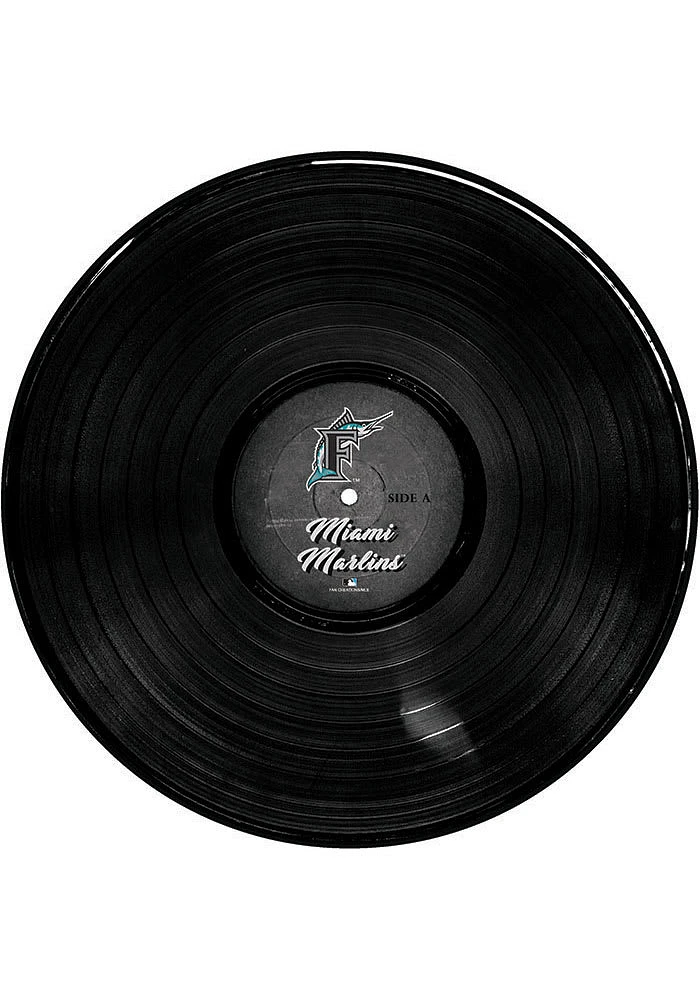 Miami Marlins 12 Inch Vinyl Circle Sign