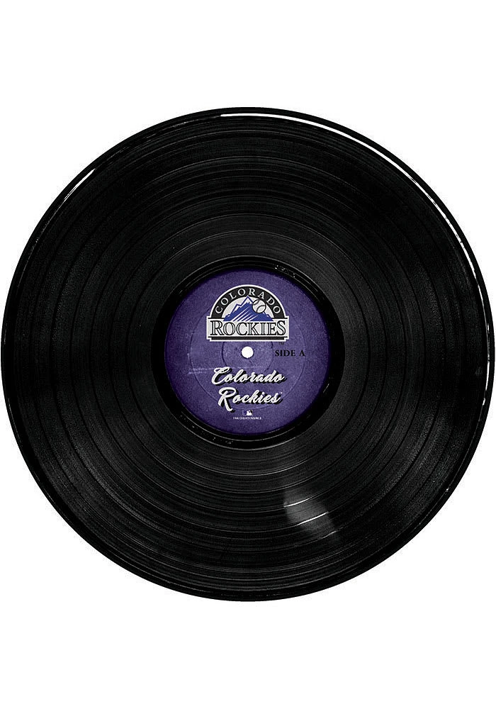 Colorado Rockies 12 Inch Vinyl Circle Sign