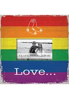 Boston Red Sox Love Pride Picture Frame