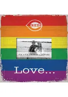 Cincinnati Reds Love Pride Picture Frame