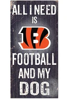 Cincinnati Bengals Football and My Dog Sign