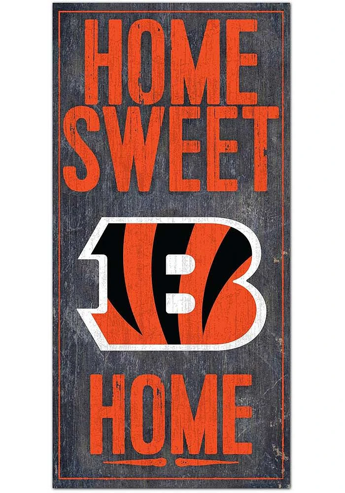 Cincinnati Bengals Home Sweet Home Sign