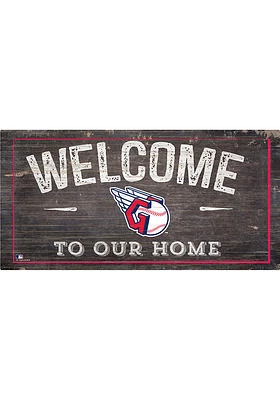 Cleveland Guardians Welcome Distressed Sign