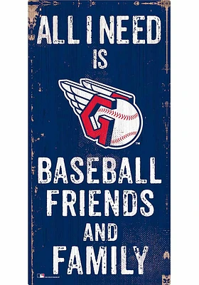 Cleveland Guardians Football Friends and Family Sign