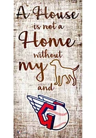Cleveland Guardians A House is not a Home Sign