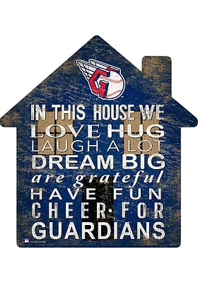 Cleveland Guardians 12 inch House Sign