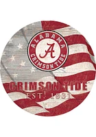 Alabama Crimson Tide 24in Flag Circle Sign