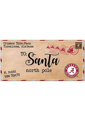 Alabama Crimson Tide To Santa Decor