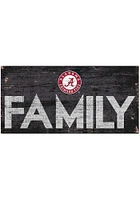 Alabama Crimson Tide Family 6x12 Sign - Red