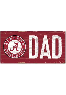 Alabama Crimson Tide DAD Sign - Red