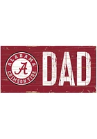 Alabama Crimson Tide DAD Sign - Red