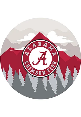Alabama Crimson Tide Landscape Circle Sign
