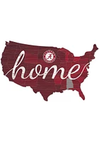 Alabama Crimson Tide USA Shape Cutout Sign