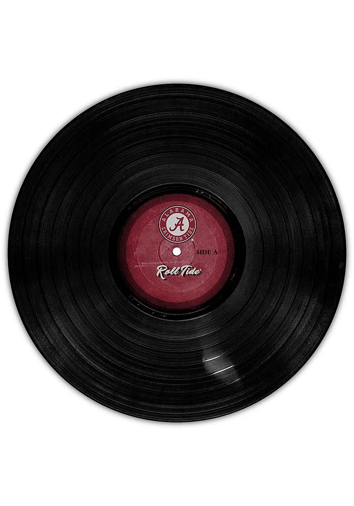Alabama Crimson Tide 12 Inch Vinyl Circle Sign