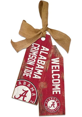 Alabama Crimson Tide Team Tags Sign