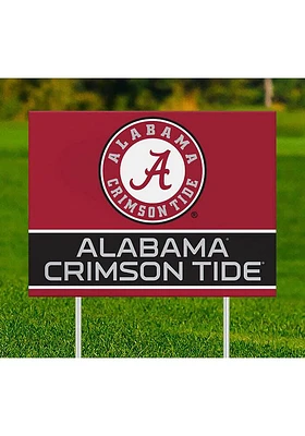 Alabama Crimson Tide Team Yard Sign - Red